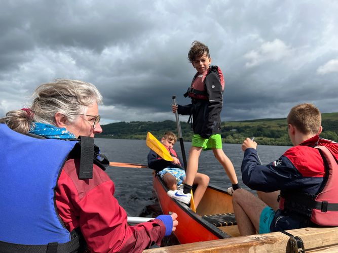 CS Members Canoeing
